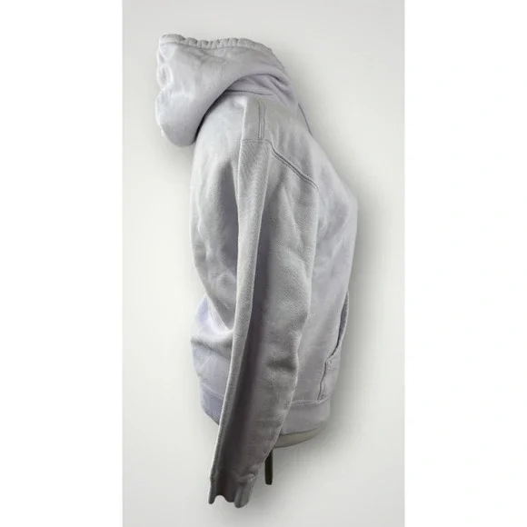 Glossier Limited Edition Lavender Hoodie Embroidered Pullover Sweatshirt Medium - Picture 6 of 16